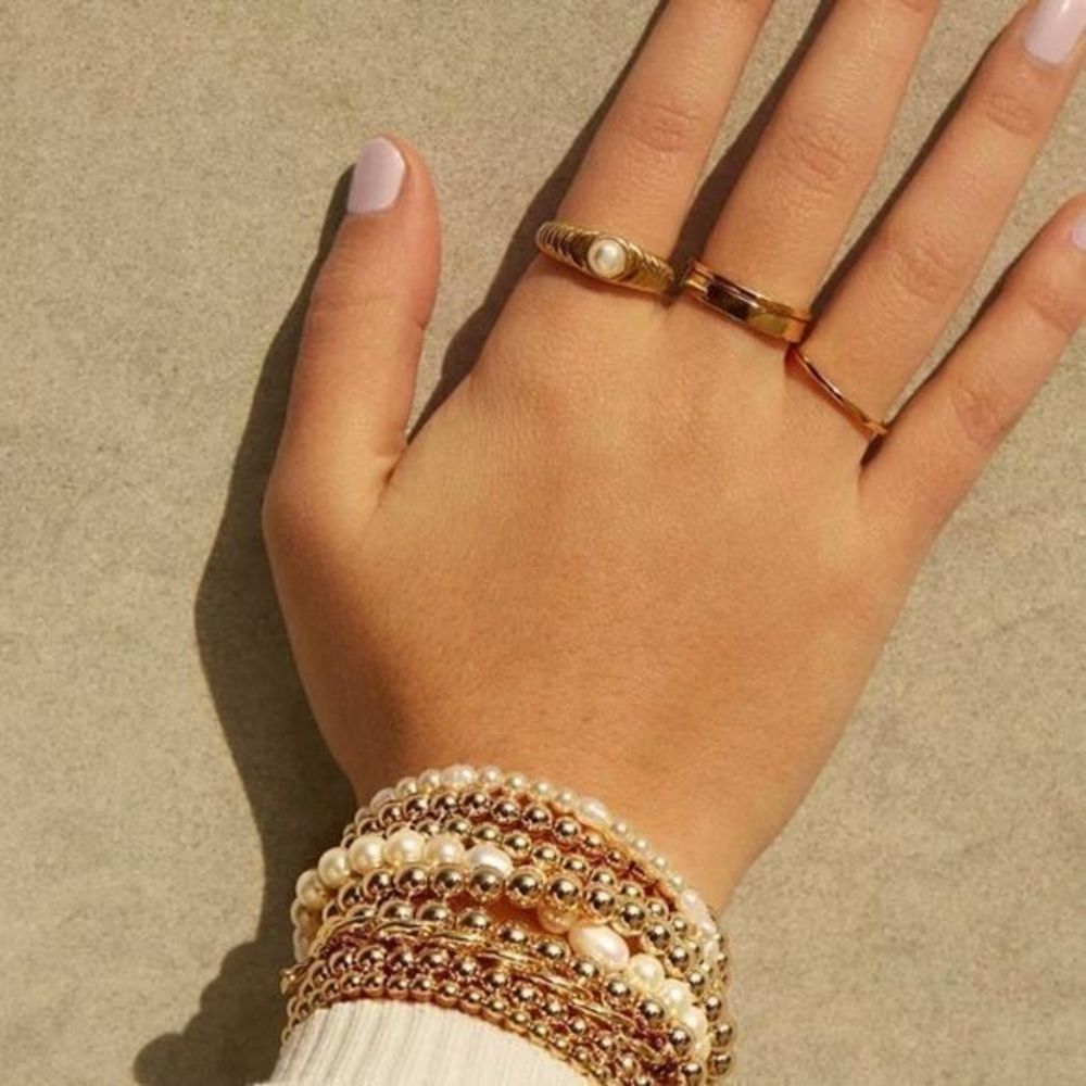 3 Pieces Band Ring Set